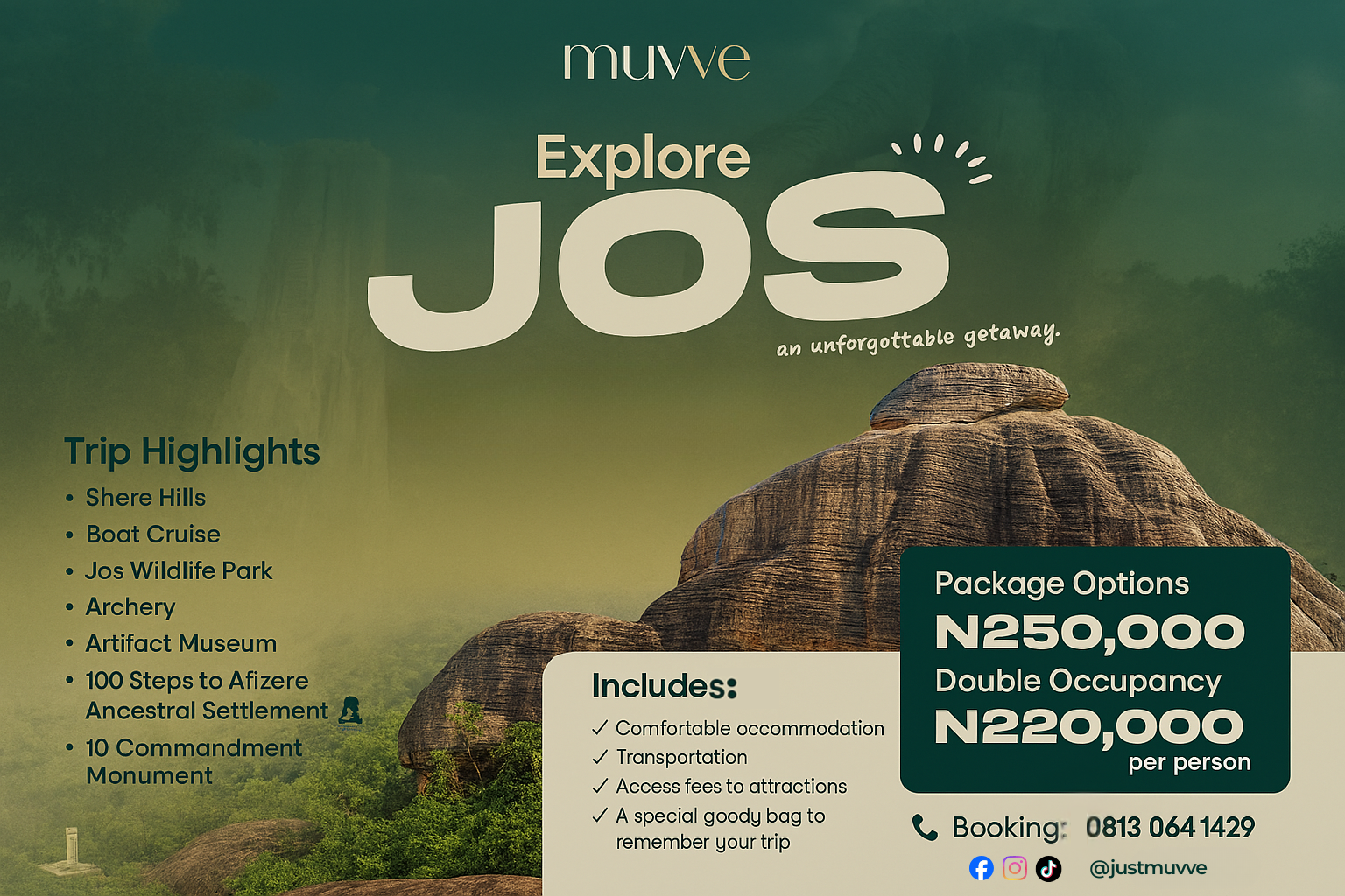 Explore Jos: An Unforgettable Getaway with Muvve